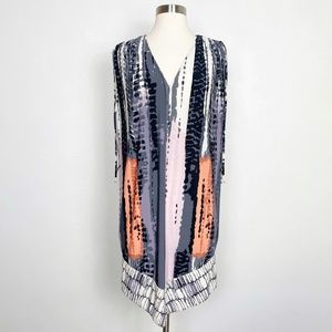 Ali Ro Sleeveless Abstract Print Shift Dress